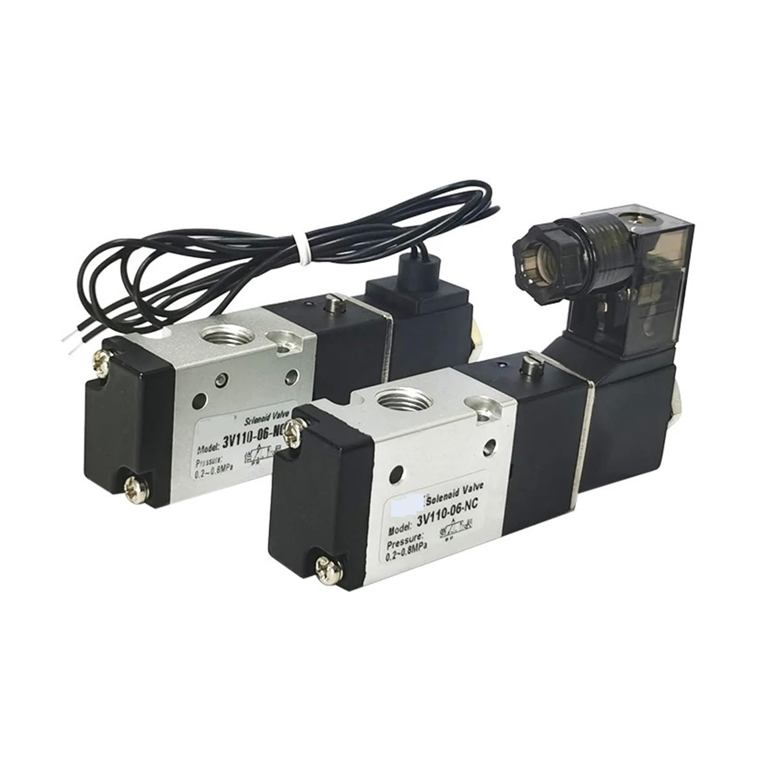 Électrovanne pneumatique normalement fermée 1/8 pour stopper les fuites d'air