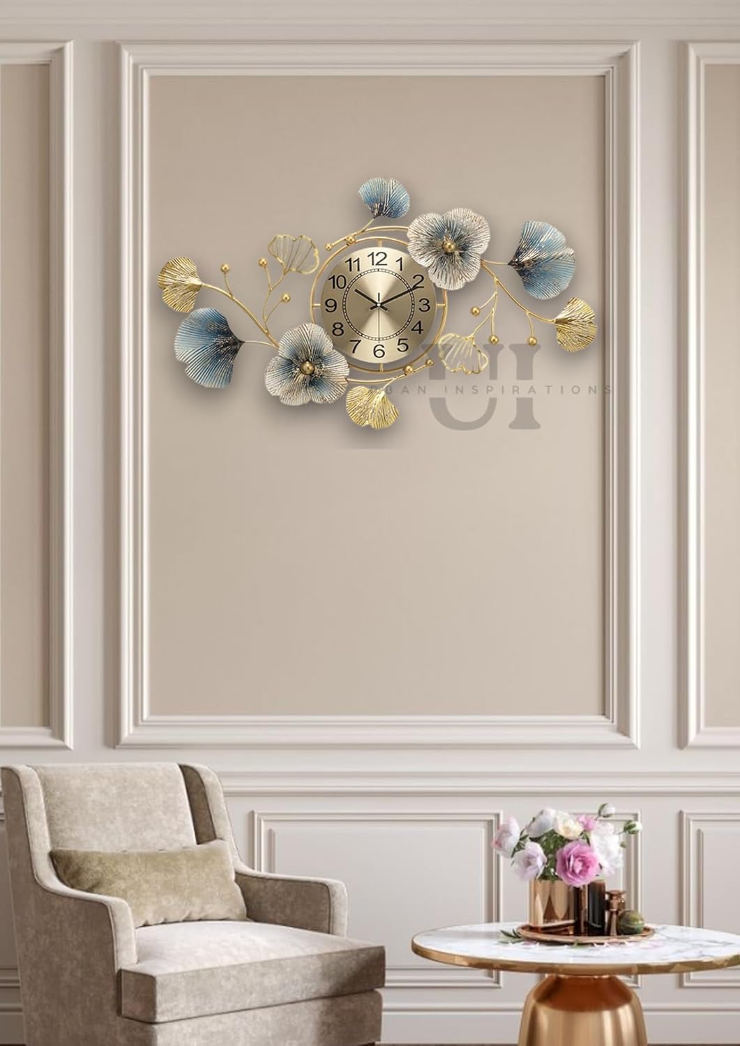 Big Antique Metal Wall Clock - Home Decor -8 Big Antique Metal Wall Clock - Home Decor -8