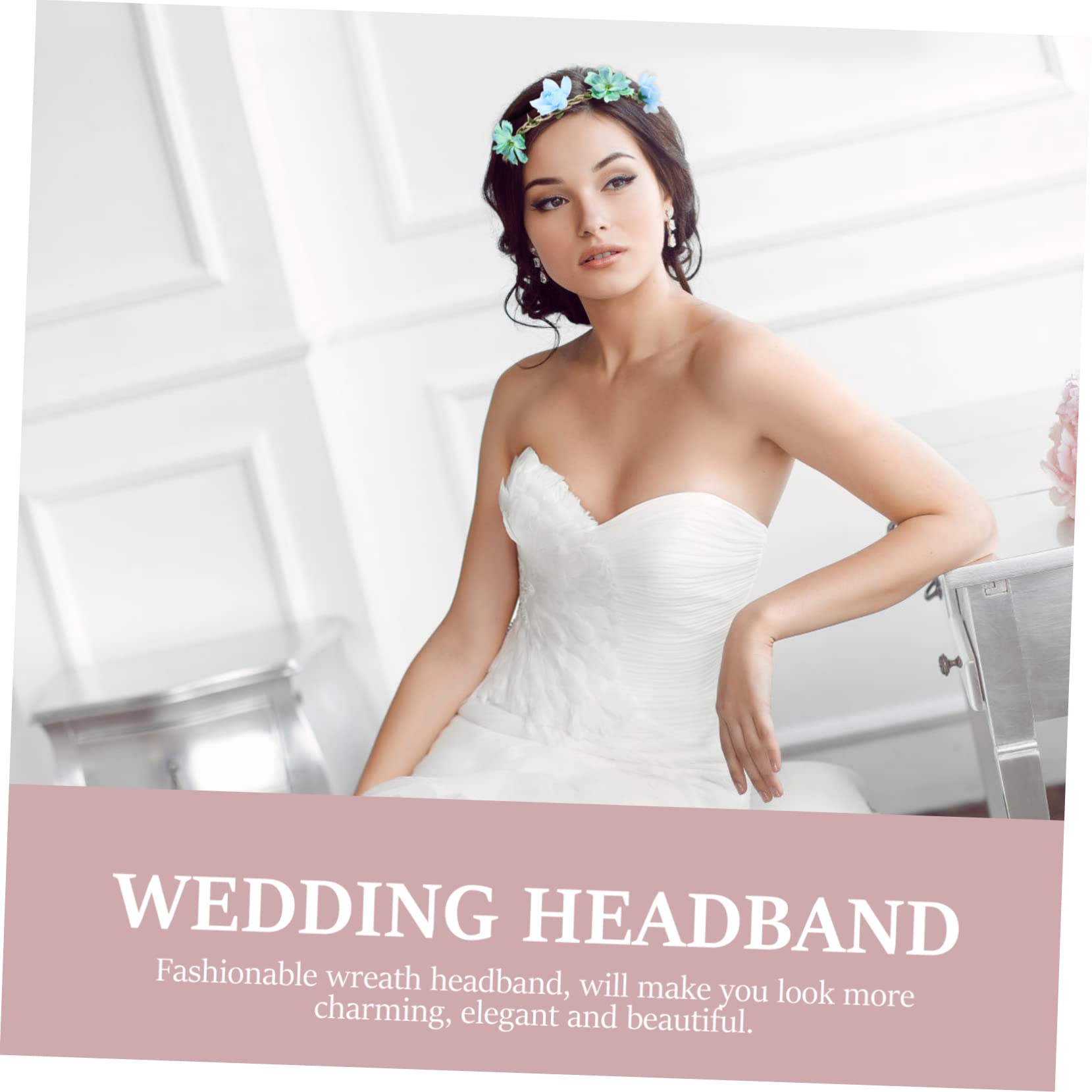 SHERCHPRY 24pezzi Coroncina Da Sposa Fiori Accessorio Elegante Per Matrimonio e Servizi Fotografici Arancione Decorazione Per Cerimonie e Festa