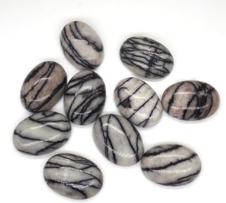 10pcs/Lot 13x18mm Mixed Natural Stones Oval Handmade Gem Crystals Making Accessories DIY