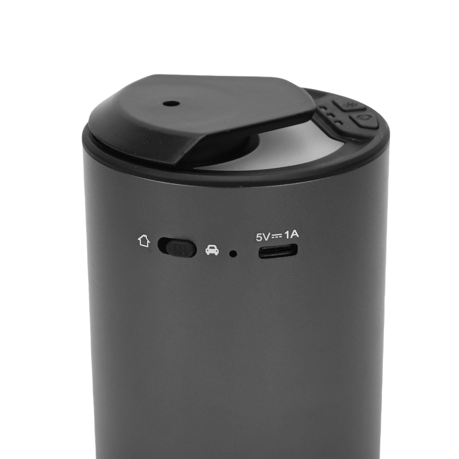 Haofy Difusor de Aceites Esenciales sin Agua, Difusor de Aromaterapia Portátil, Aleación de Aluminio, Diseño a Prueba de Fugas de bajo Ruido para Viajes en Coche, Oficina en Casa (de Negro)