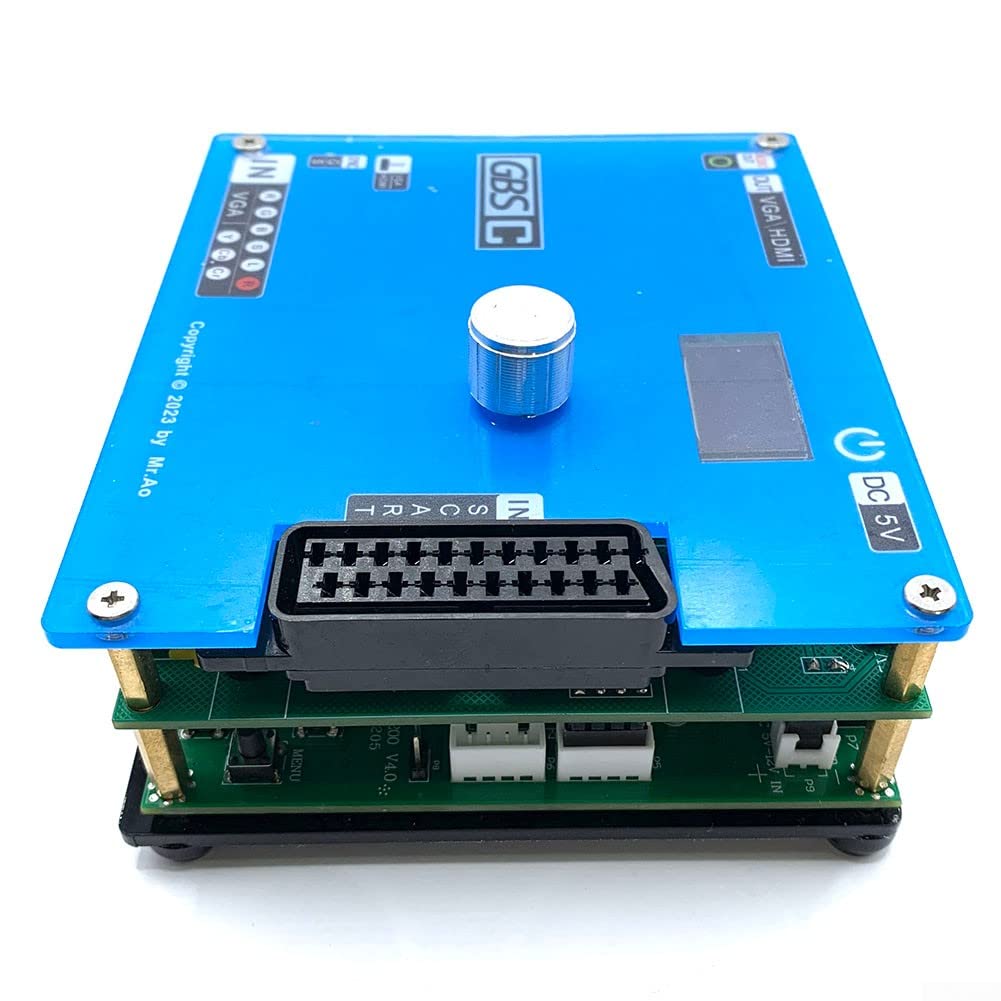 SPORTARC Convertidor GBSC, convertidor de video de control GBS, accesorio transcodificador de video para juegos, adaptador convertidor de video HD para juegos