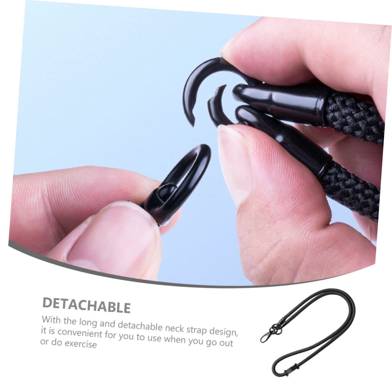 TEHAUX 5stücke Anti-verlust Handy-lanyard Aus Robuste Handy-tragekette Mit Abnehmbarer Halterung Für Mobiltelefone Player Und Usb-sticks Für Schule Arbeit Und Freizeit