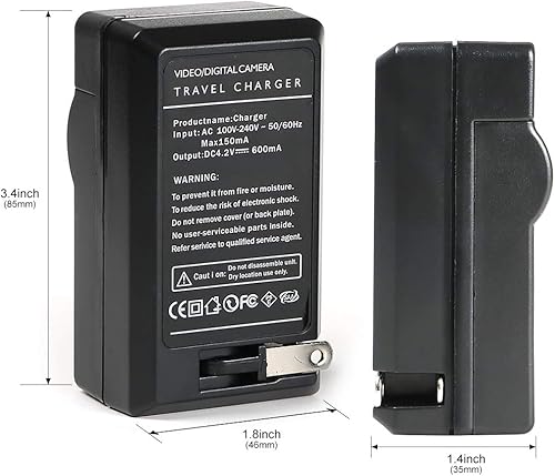 Miniatura 5 de NB-10L NB10L Cargador de batería para cámara Canon CB-2LC CB-2LCC CB-2LCE PowerShot SX40 HS, SX50 HS, G1 X, G15, G16