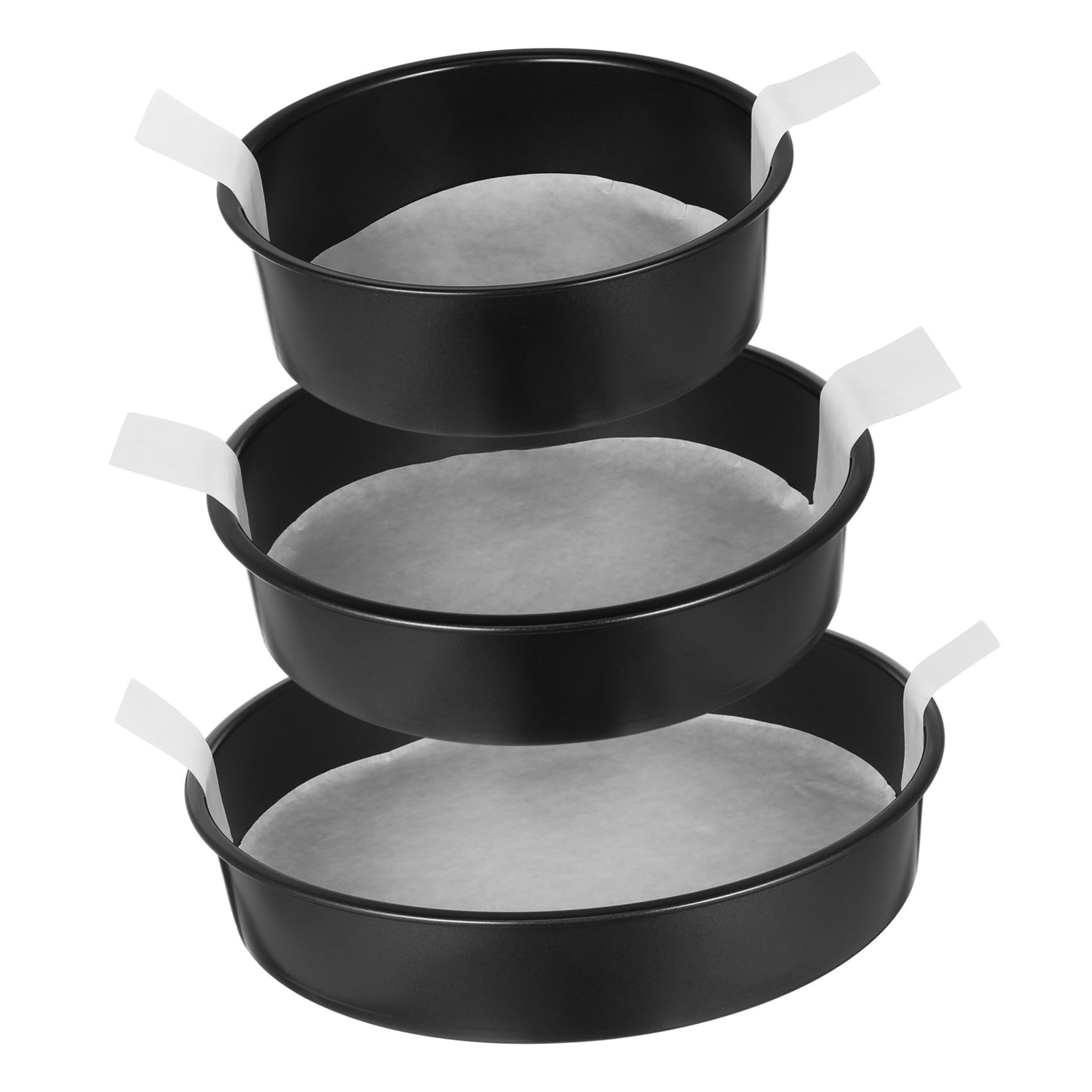Luxshiny 3 Pezzi Pani per Torte Rotondi Antiadherenti con da Forno Pani per Torte per Preparazioni Facili e Versatili Cucina e