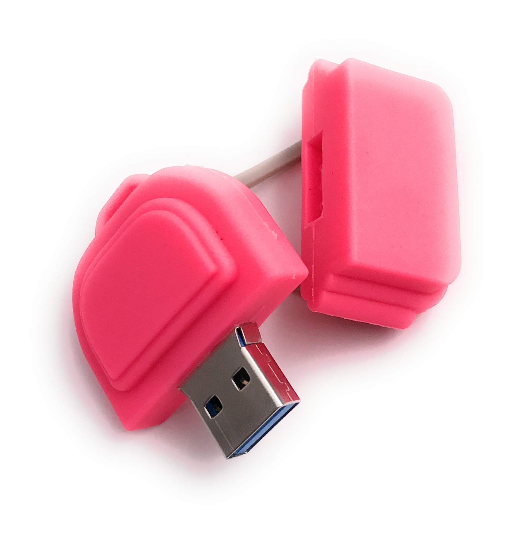Onwomania Plecak torba szkolna czerwona pendrive USB Flash Drive 128 GB USB 3.0