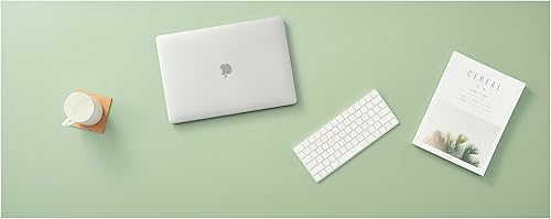 Miniatura 6 de Kaboon Mesa universal de 23.62 pulgadas de profundidad x 59.1 pulgadas de ancho, verde, mesa de madera de una pieza para escritorio de pie, encimera