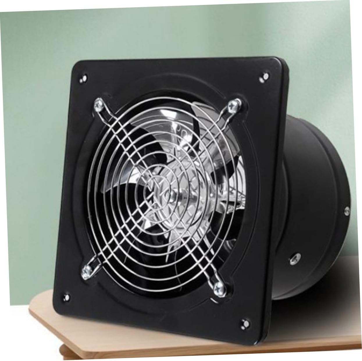 Mipcase 6 Inch Exhaust Fan Ventilation Fan for Bathroom Kitchen Garage Office Through-wall Installation