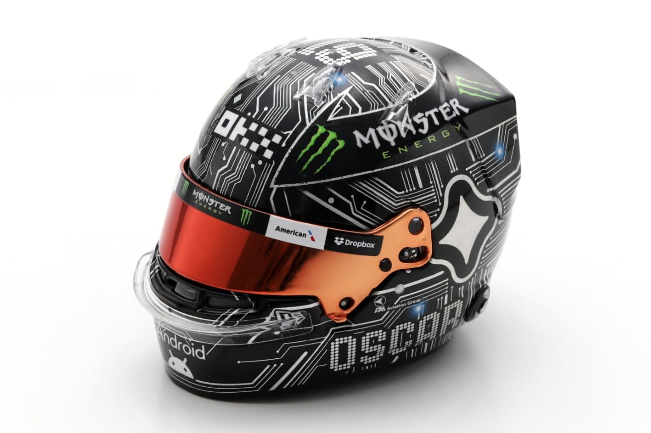 Spark McLaren F1 Oscar Piastri Las Vegas 2025 1/5 Mini Helmet