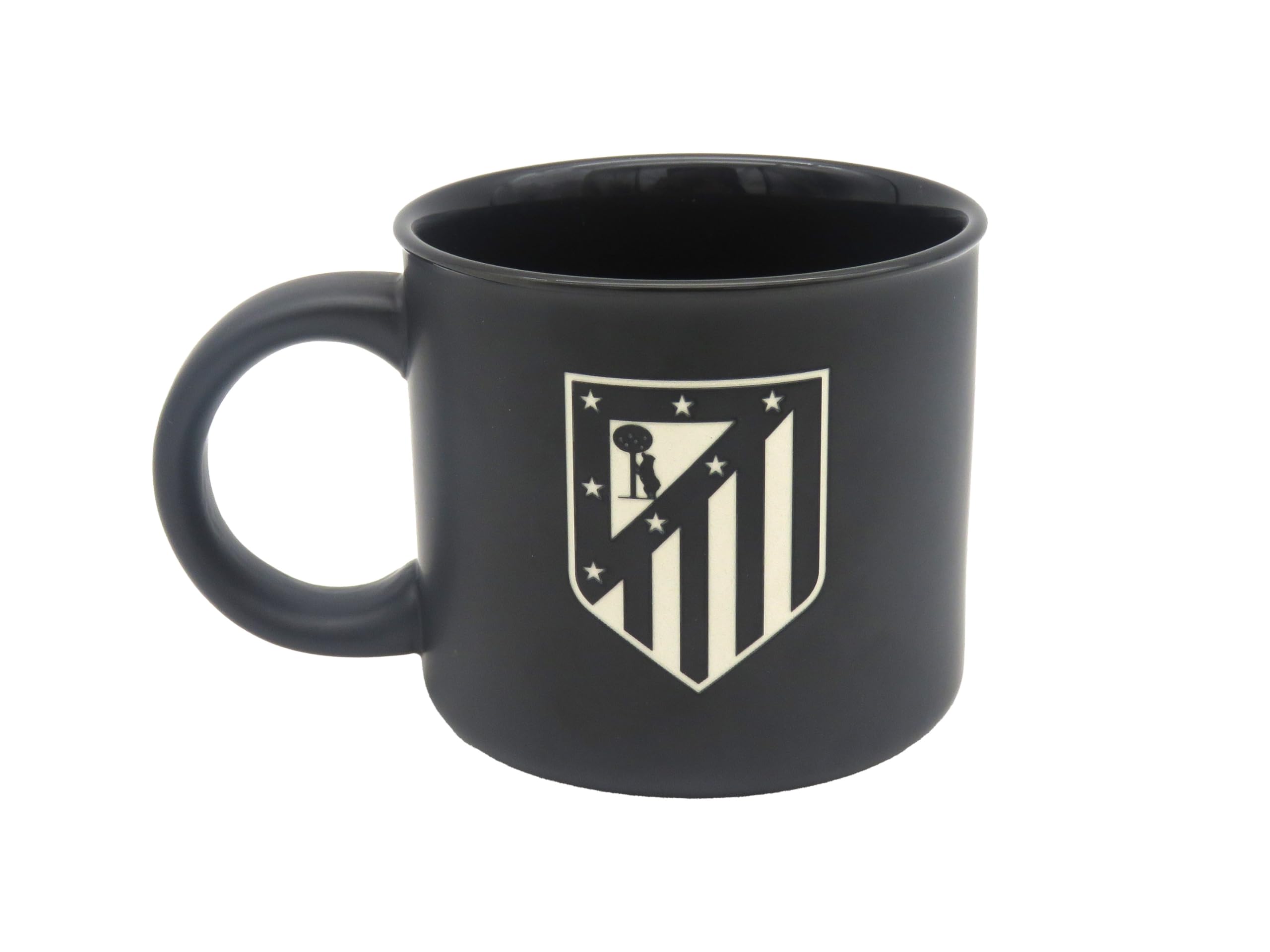 Cyp Brand Black/White Cypbrands Atlético De Madrid, Mug, Ceramic Mug, Breakfast, Kitchenware, Original Mugs, Color, Official Product
