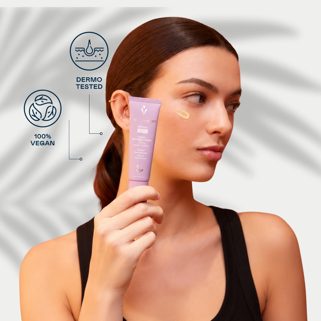 VALQUER Crème De Nuit Anti-Âge Au Rétinal 0,1% Vitamin A-Sleep | 30 ml