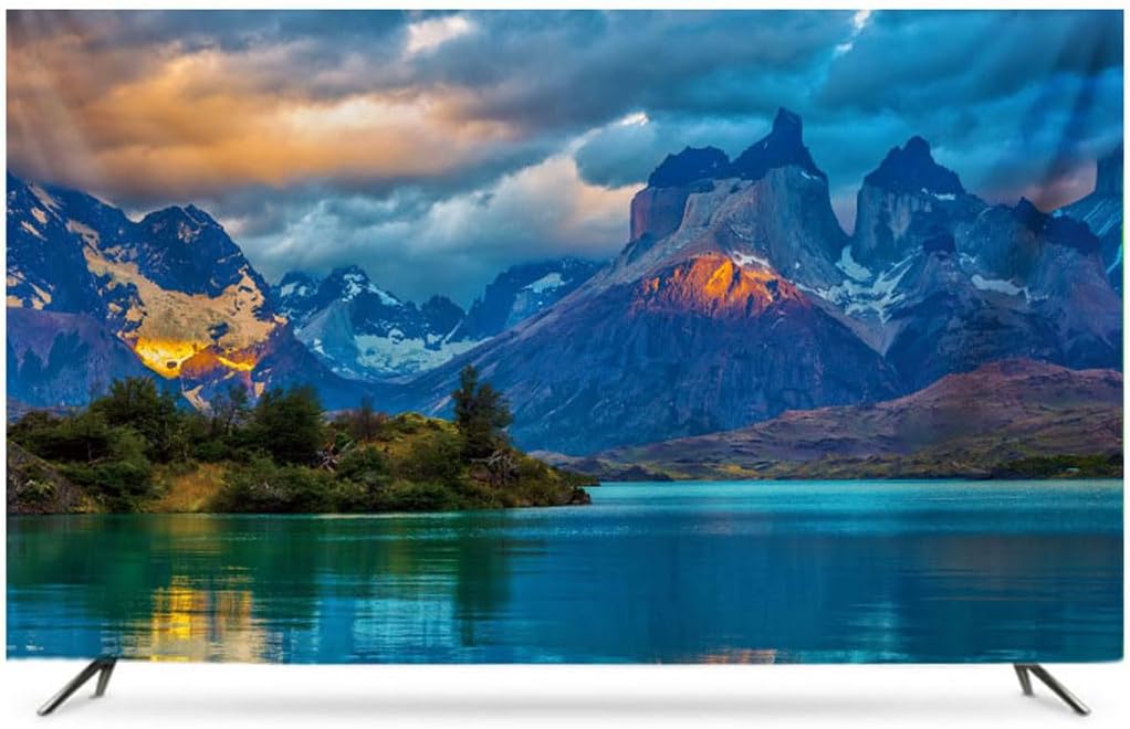 Dust Cover LCD Monitor Cover Keyboard Cover TV Cover Desktop Computer Dust Cover Laptop Cover Full Cover Waterproof Anti-dust Anti-scratch Protective Cover(Size:75IN,Color:C)