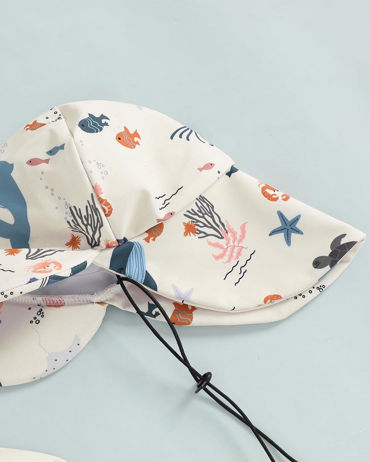WYTbaby Costume intero da bagno per bambini, a maniche lunghe, con cappello da sole
