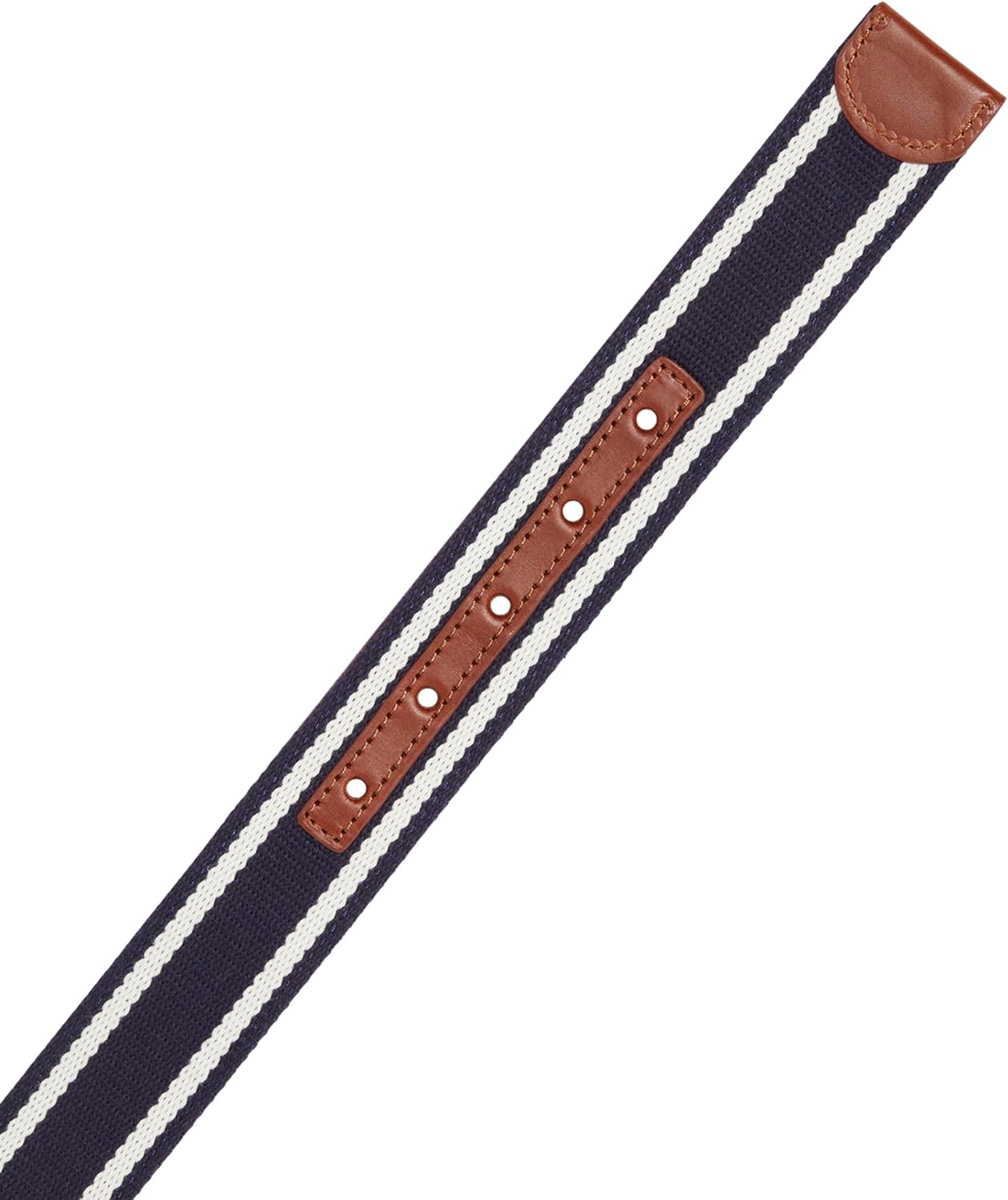 vineyard vines mens Reversible Leather Heritage Stripe Belt - Image 4