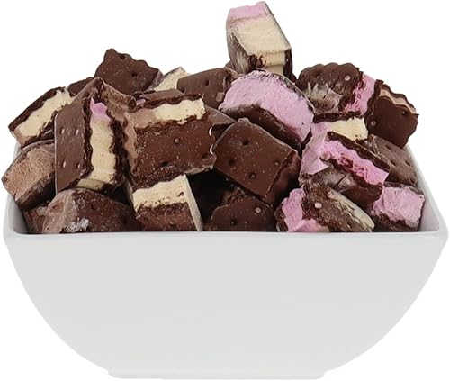 Miniatura 4 de Arctic Farms Bocaditos de sándwich de helado liofilizado - No se derrite (napolitano) (1.1 oz)