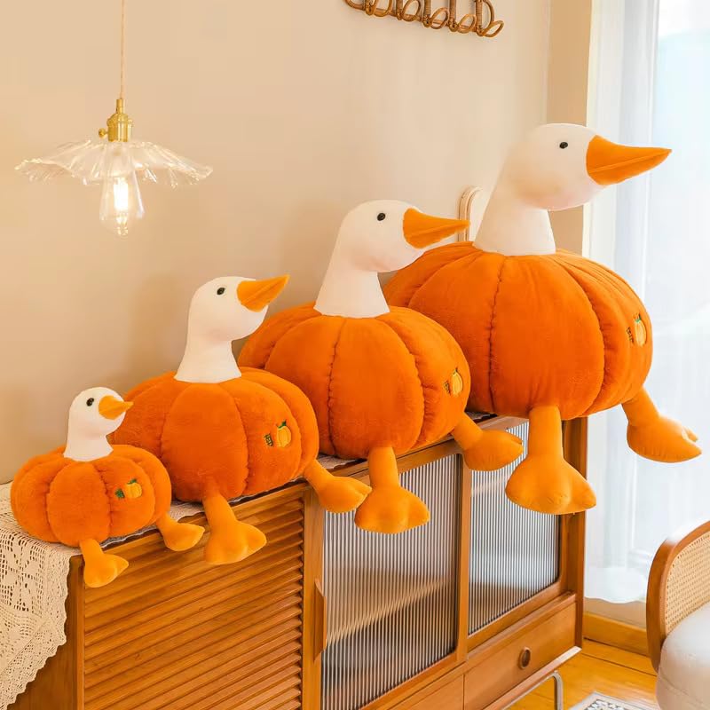 Image of Babique Pumpkin Duck Stuffed Plush Animal | Super Soft Toy | for Kids Birthday Gifts, Baby, Kids, Boys /Girls and Women (30 cm)