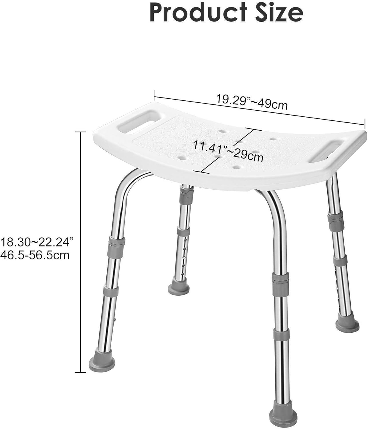 LIVINGbasics Shower Chair assembled
