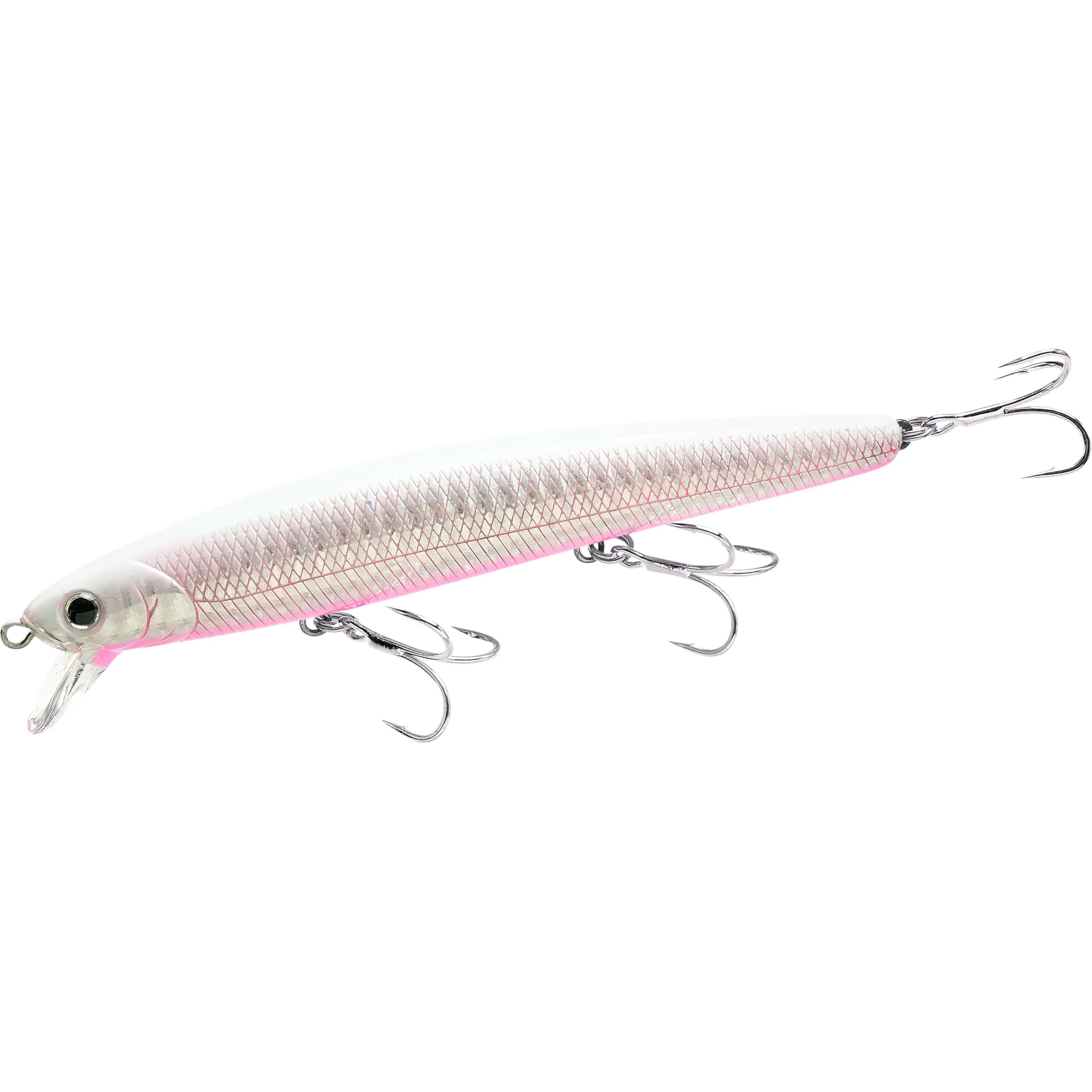 LUCKY CRAFT FlashMinnow 110, Super Glow Series, Saltwater Fishing Lures, Jerkbait Surf Fishing Accessories and Gear, 1-2 ft Slow Suspending Topwater