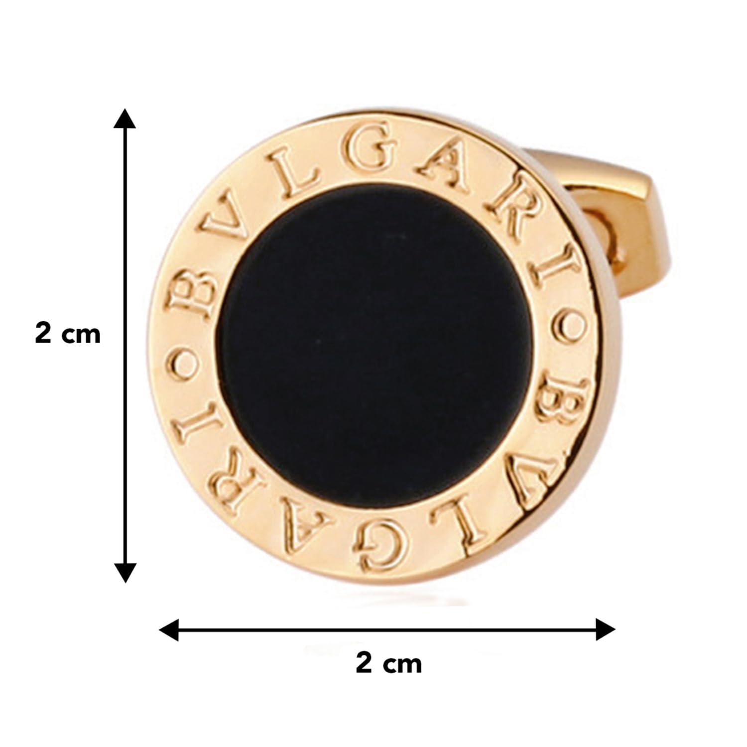 Rose Plated Cufflinks Set, Stylish Business Accessories