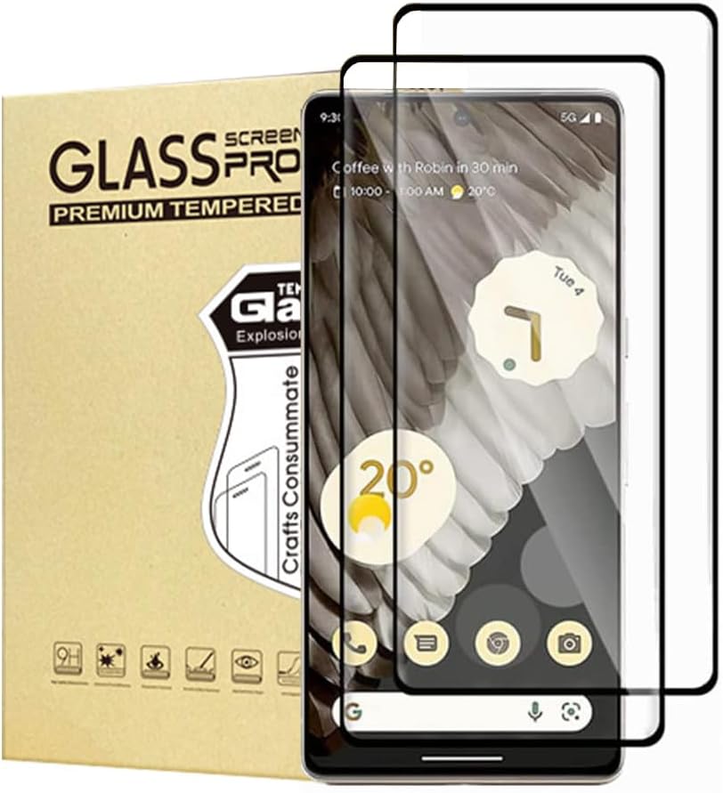 GLAREE Designed for Google Pixel 7 Pro Screen Protector Tempered Glass Film, 2 Pack,Case Friendly Anti Scratch, Bubble Free, Ultra Resistant