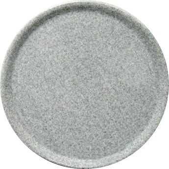 HENDI Pizzateller Porzellan Muster grauen Granitstein Geschirrsp ler und Mikrowellen geeignet  330xH18mm grau