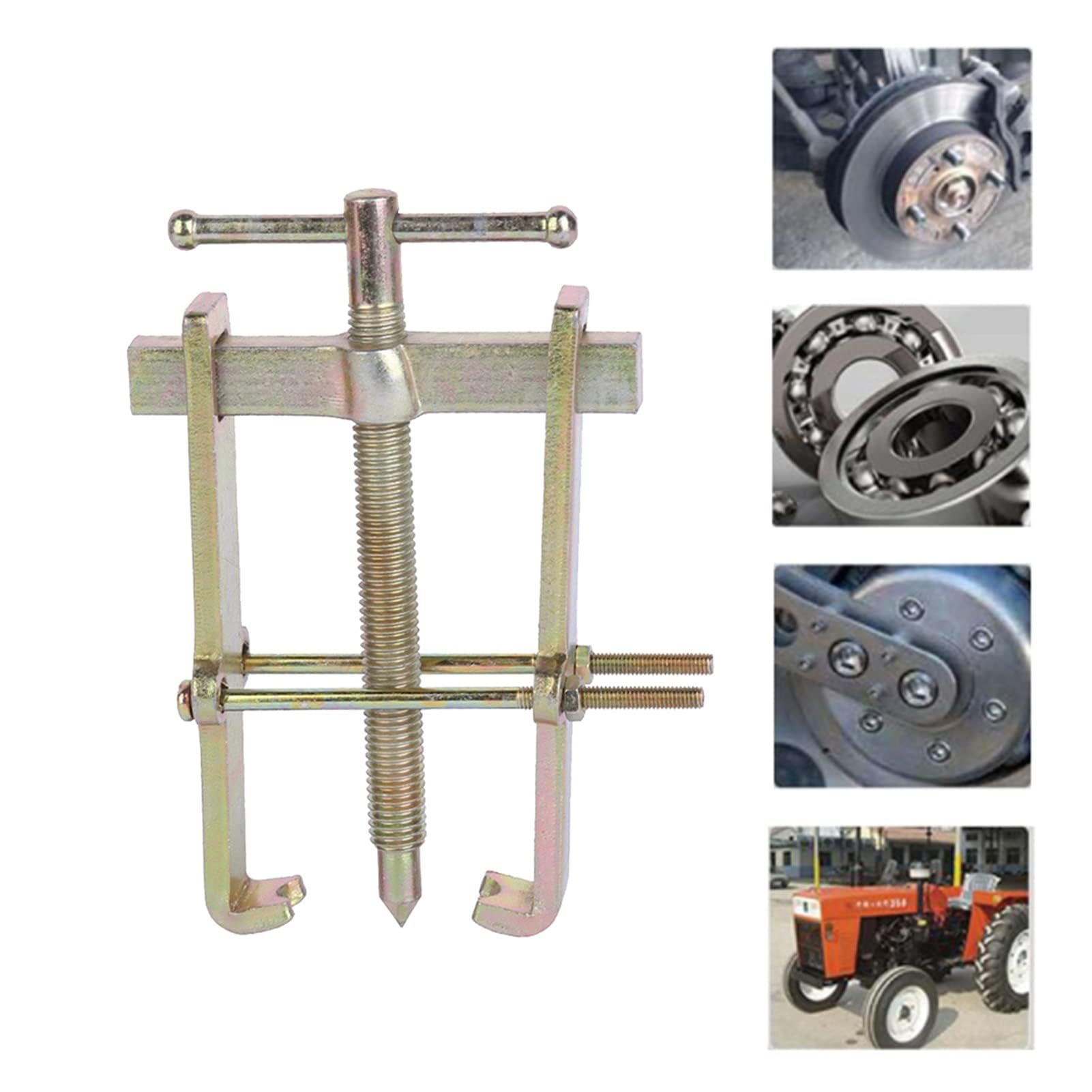Separates Hebegerät, 1 Stück, 2 Klauen, Zahnradführung, Lagerabzieher, Auto-Lenkradabzieher, Rollenabzieher, Reparaturwerkzeug, 4/6/8 Zoll (Farbe: 6 Zoll, Spezifikation: Zweibackenabzieher)