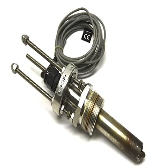 3-2540-1 Flow Sensor with Removable Electronics, Tungsten Carbide Rotor/Pin, 1.5" NPT Threaded Connection, 5"