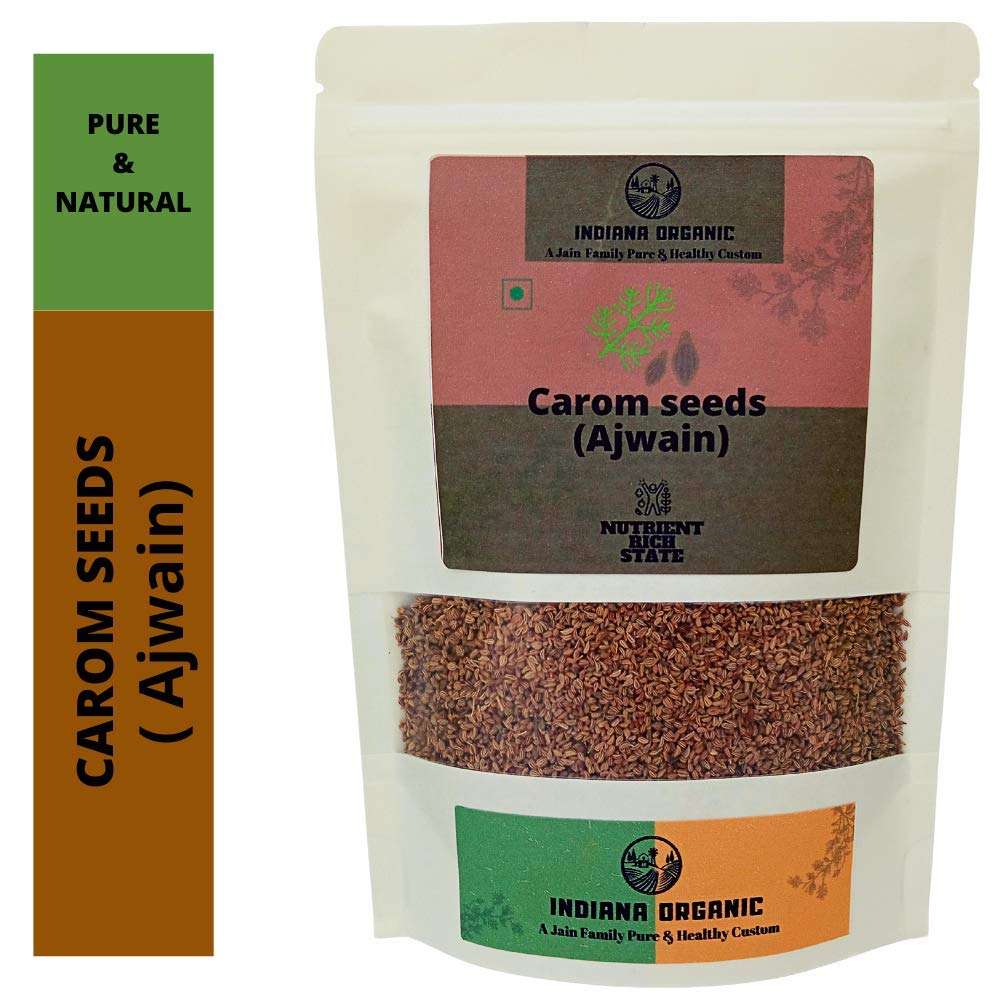 Indiana Organic Carom Seeds, Ajwain, Cleaned Manually to remove all impurities - 200 gram (B08BJSX263) Amazon Price History, Amazon Price Tracker