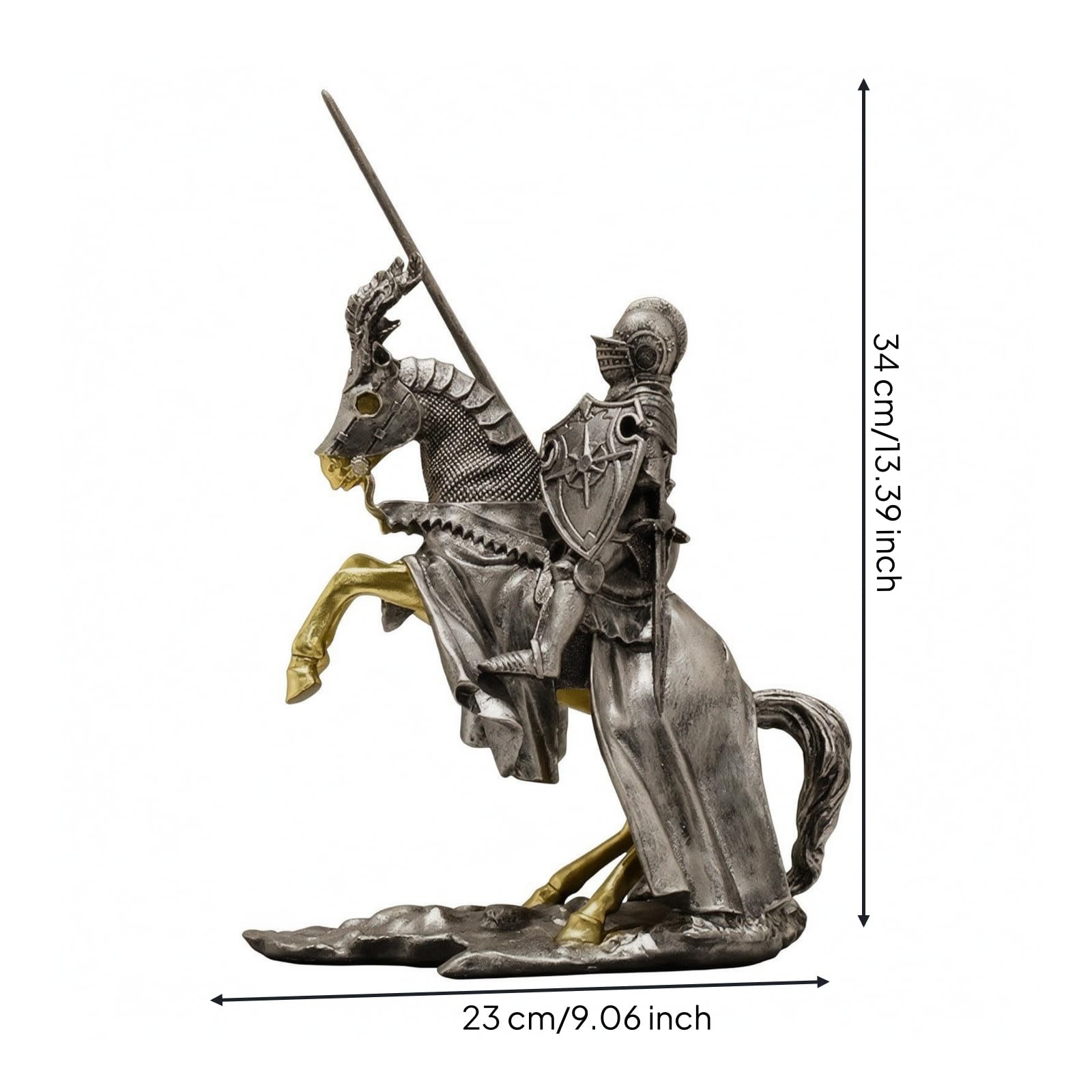 Sharplace Mittelalterlich Ritterfigur