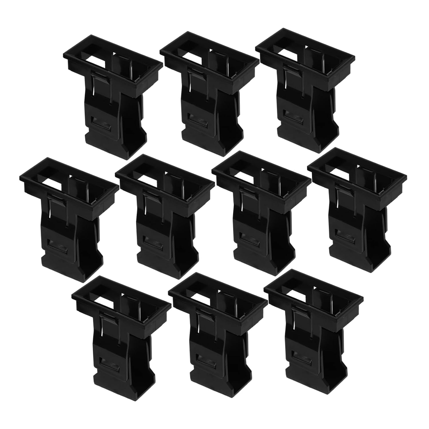 Ciieeo 10pcs Circuit Breaker Mounting Bracket Mcb Fixing Bracket Air Switch Mount Plastic Frame for Home Office Panel Buckle for Mcb Enclosure