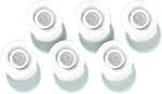 Quartet Glass Dry-Erase Board Strong Magnets, Whiteboard, Large, Silver, 6-Pack (85391)