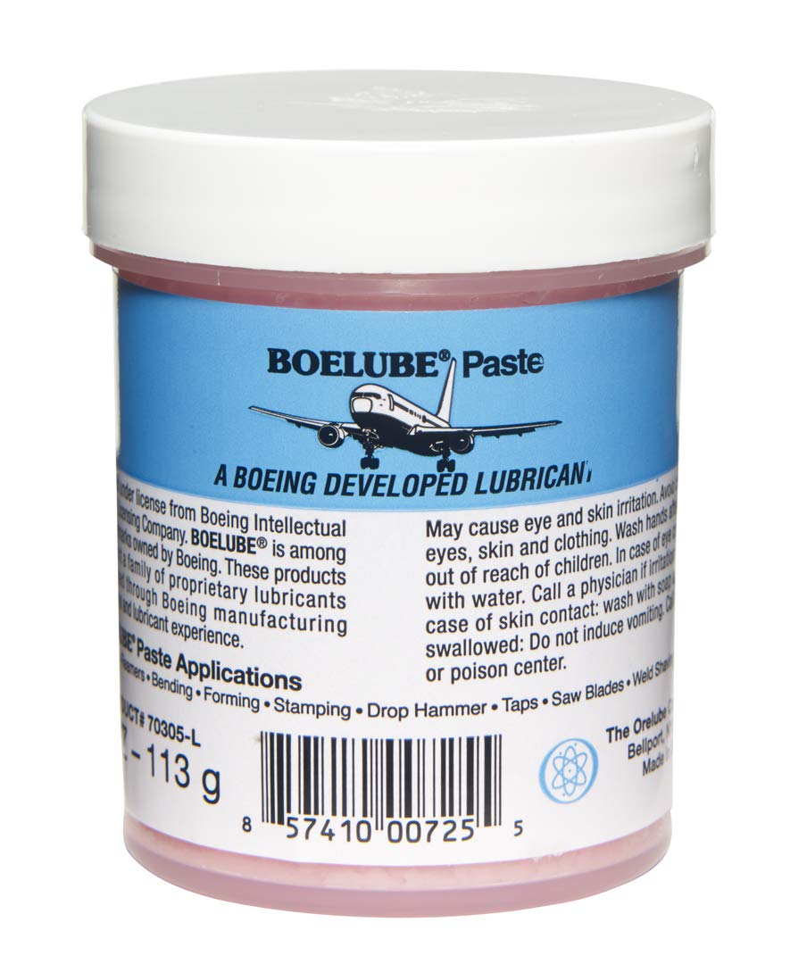 Boelube Paste 70305-L-001-1 - High Performance Synthetic Lubricant for Minimum Quantity Lubrication (MQL) Application | Industrial Lubricant Multi Use Pink Hard Paste - 4 Oz