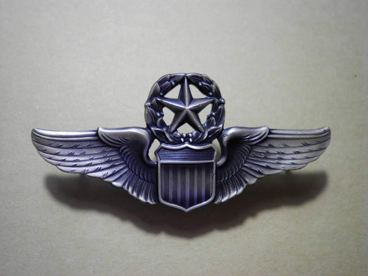 米軍パイロット徽章 アメリカ空軍 航空機操縦士章 (コマンド・パイロット=指揮官操縦