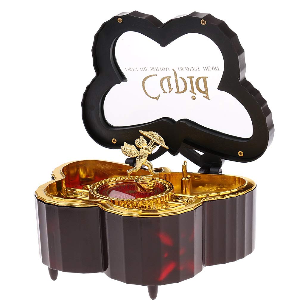 Musical Box Butterfly Shaped Dancer Cupid Mechanism Classical Music Box Musical Toy Gift Home Decor - For Alice Tone Toy Present