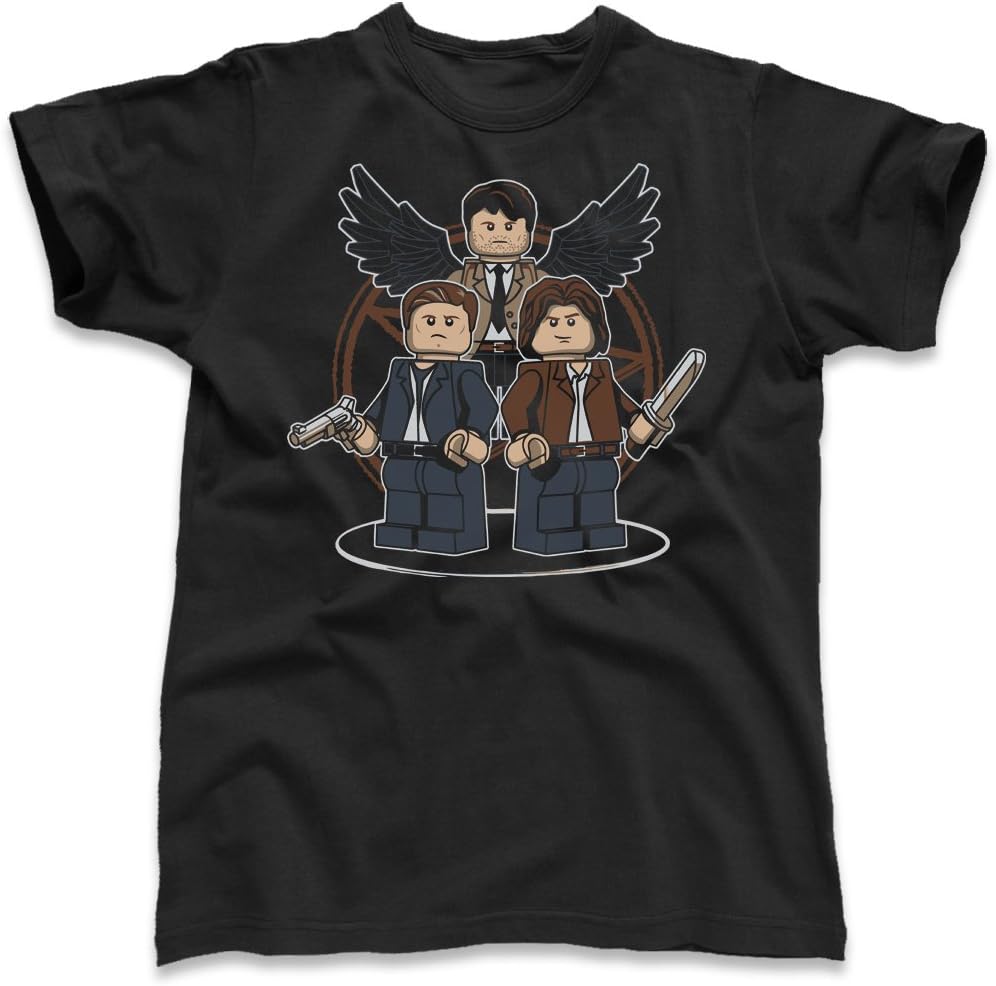 Supernatural Lego Sam Dean Winchester , Men's T-Shirt