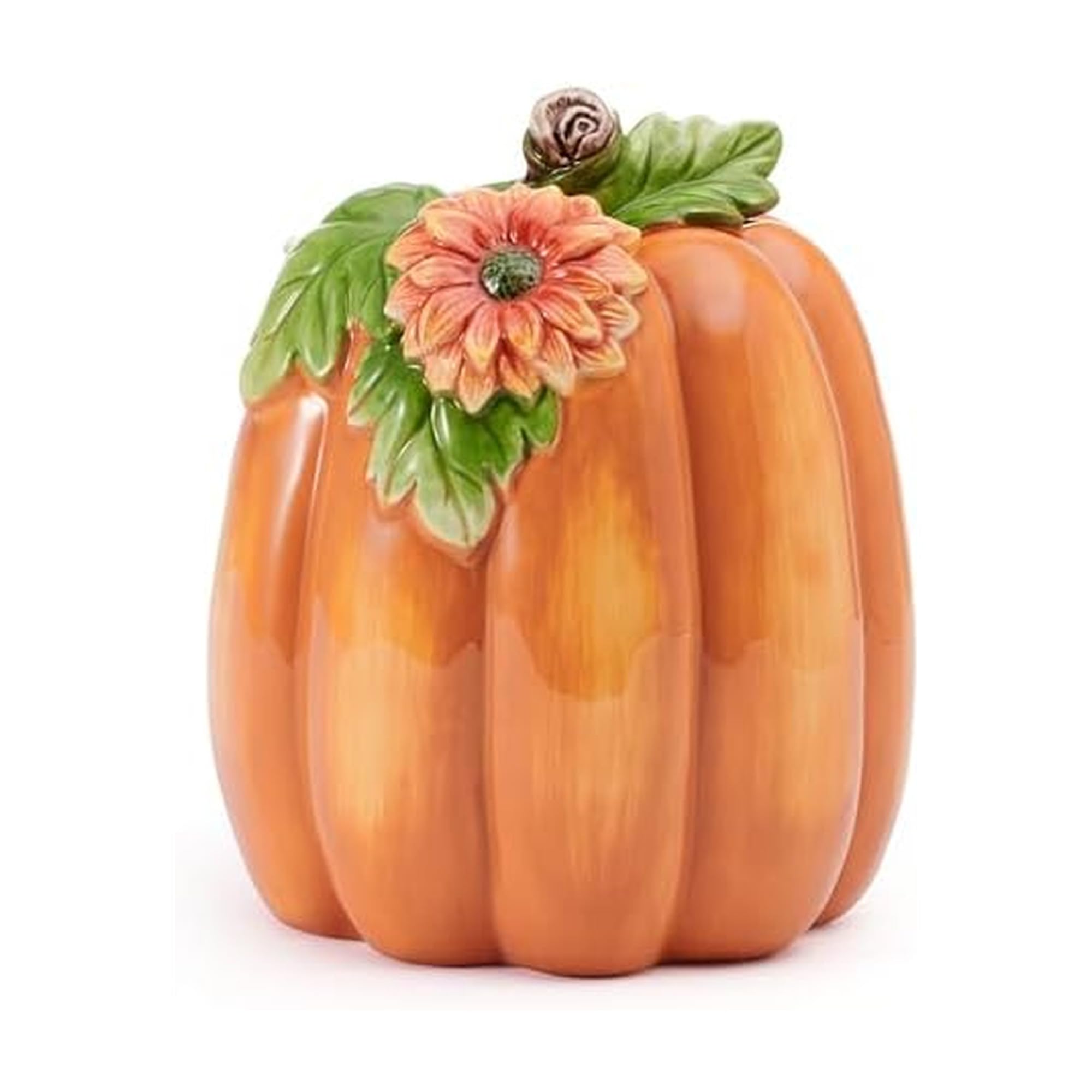 Amazon.com: Fitz and Floyd Harvest Halloween Tall Flower Pumpkin