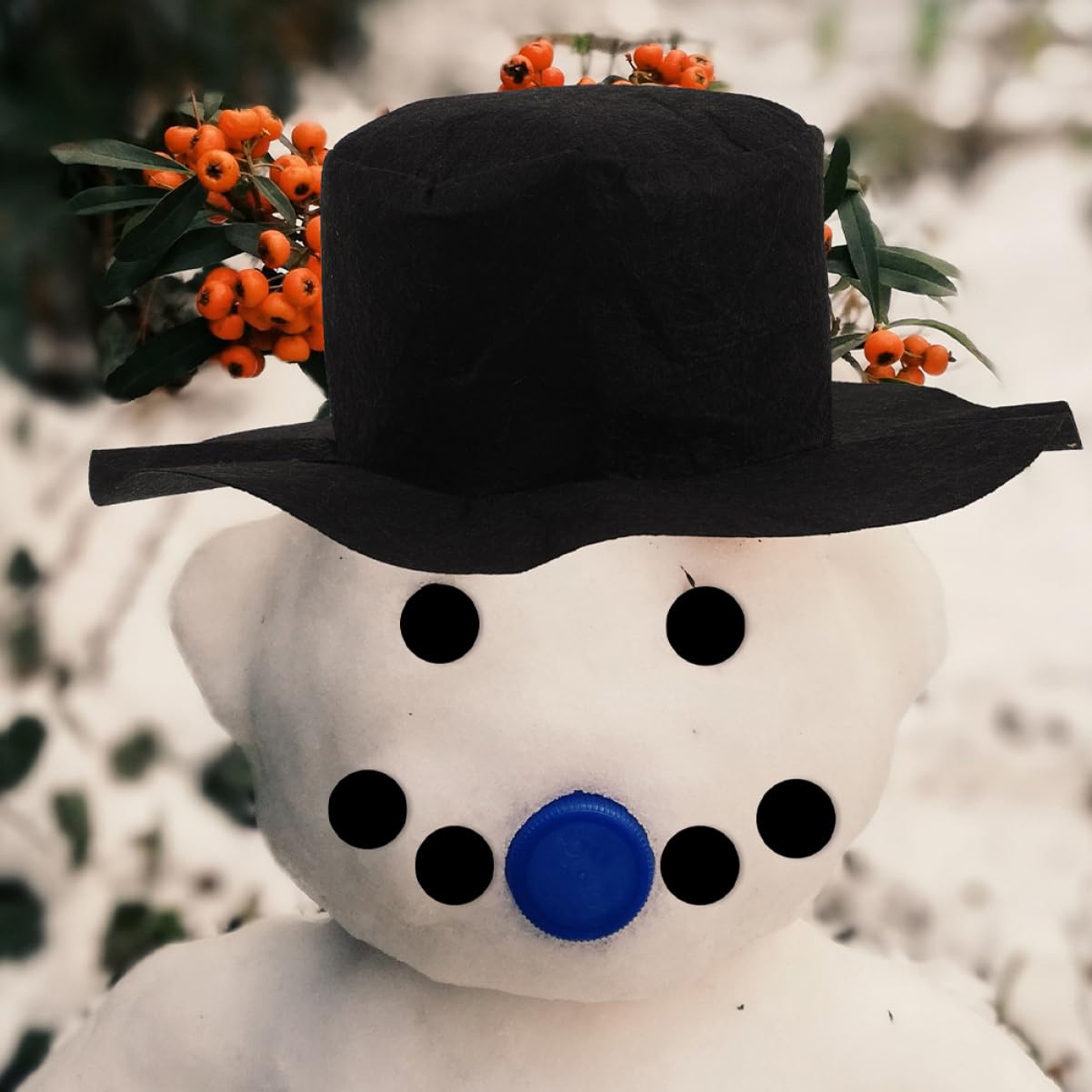 PRETYZOOM 5 Sätze Schneemann Verkleiden Schneemann-kleidungszubehör Zwerge Schneemann-anziehset Schneemann Macht Requisiten Schneeflocken Schneemann Bausatz Weihnachtsschneemann Dekore Stoff