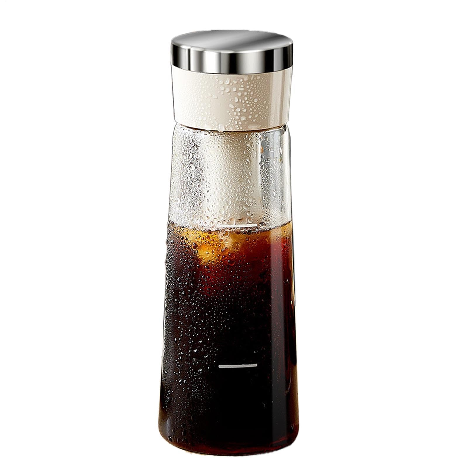 Pichet pour café infusé à froid en verre transparent premium