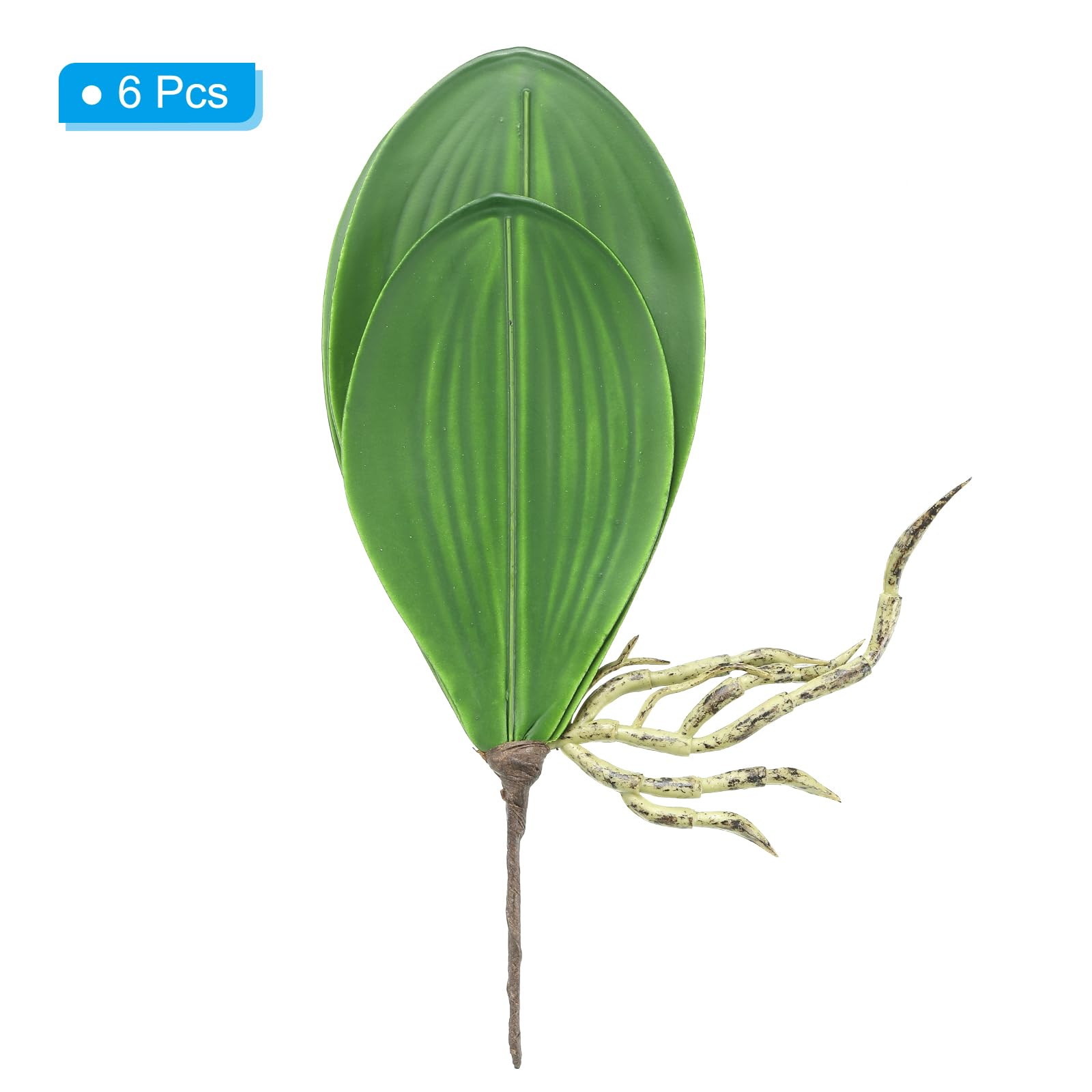 PATIKIL Faux Orchid Leaves 5.7 Inch - Image 3