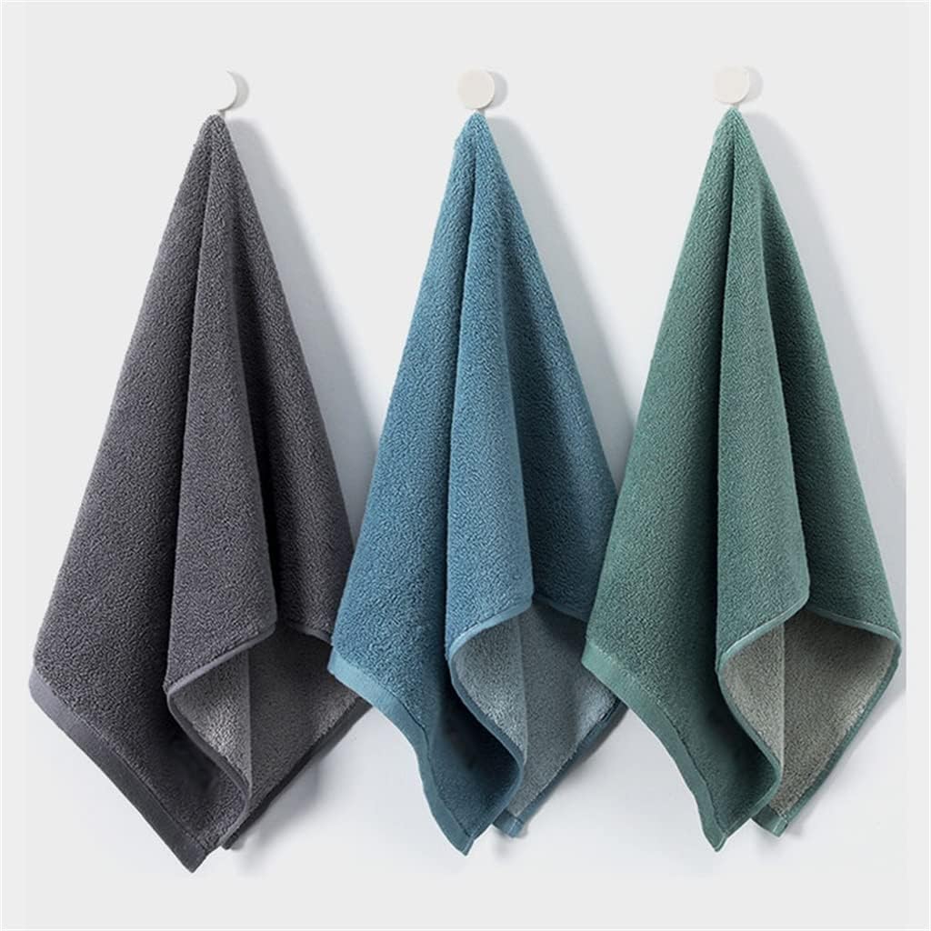 Towel Man wash his face pures Cotton Household Thickening Adult Soft Water Suction Towel Men and Women Bath(B 2PS)