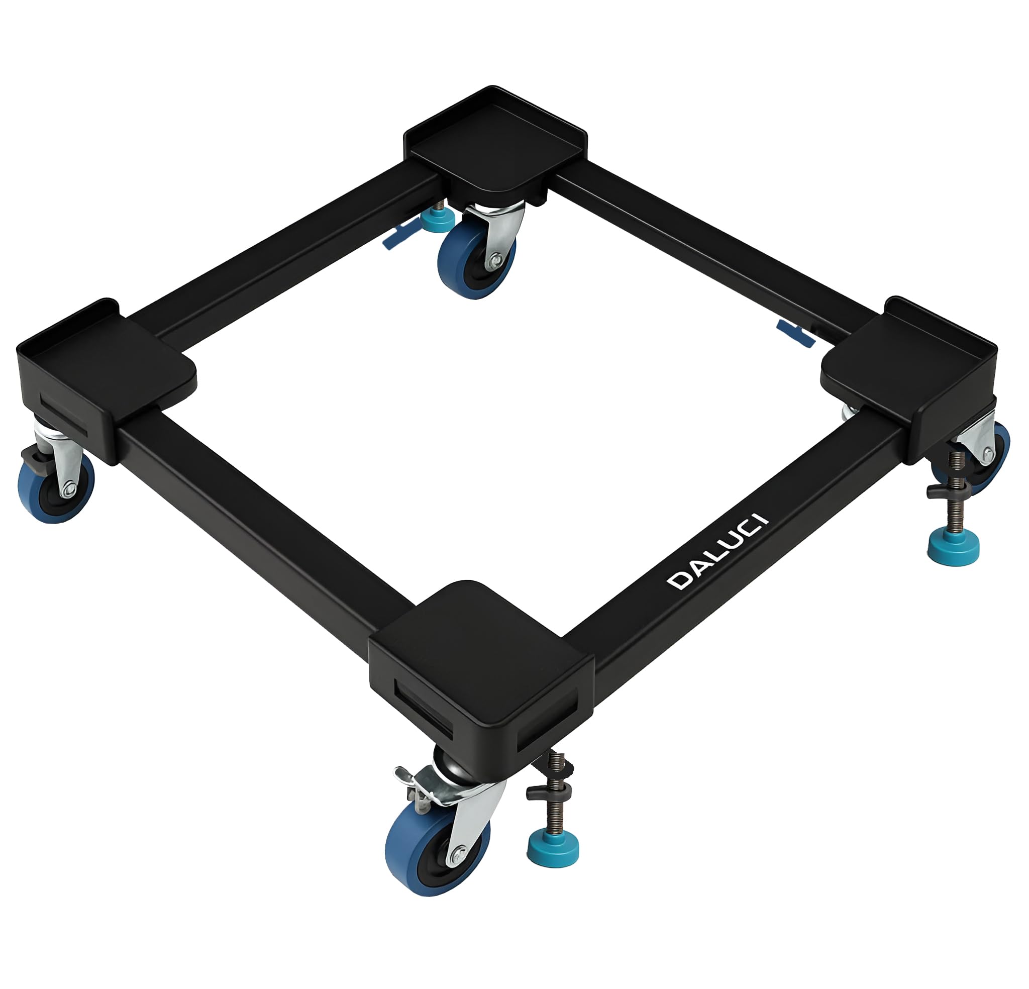 DALUCI Adjustable Washing Machine Stand with Wheels – Heavy Duty
