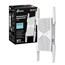 TP-Link RE405BE Ripetitore WiFi 7 Dual-Band BE6500Mbps, Porta Ethernet 2.5G, EasyMesh, MLO, Roaming Intelligente, Configurazione WPS, App, Compatibile con Tutti i Box Internet, 160 MHz, 4K-QAM