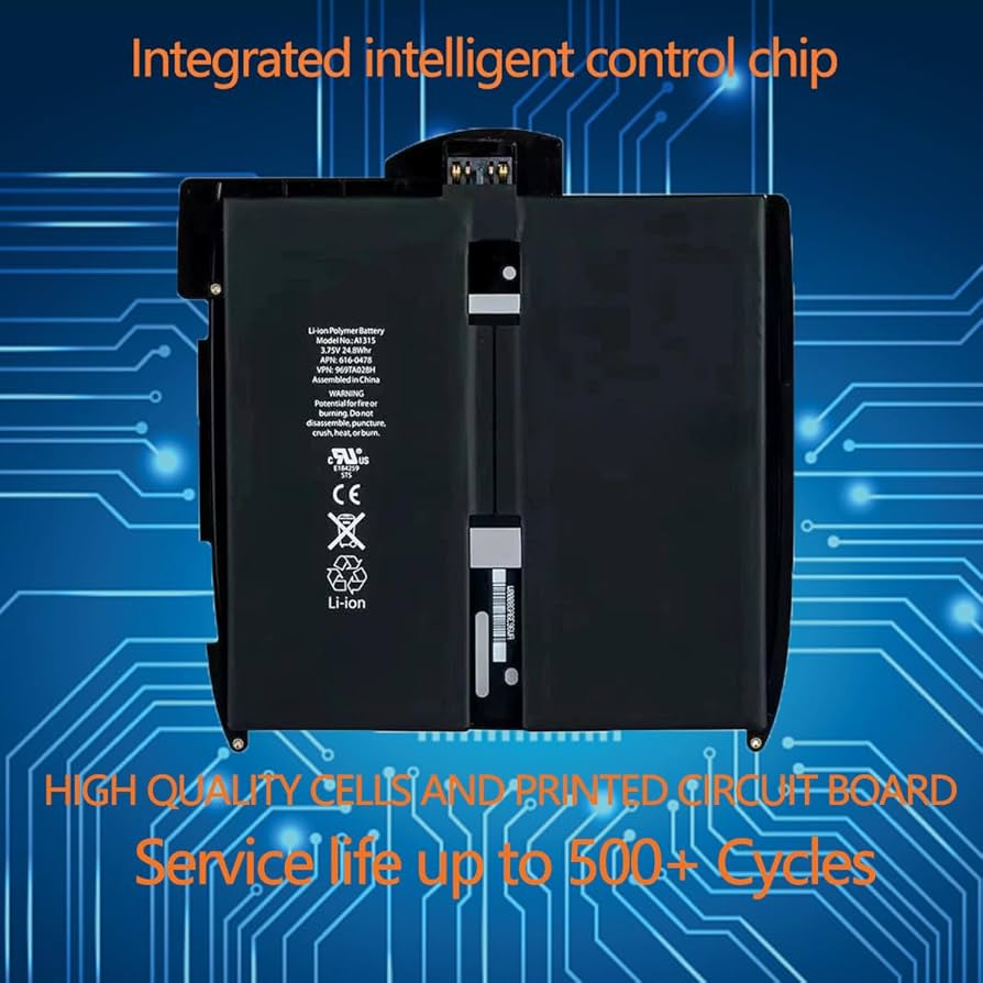 Amazon.com: Pinsinholy A1315 Battery Compatible with iPad 1