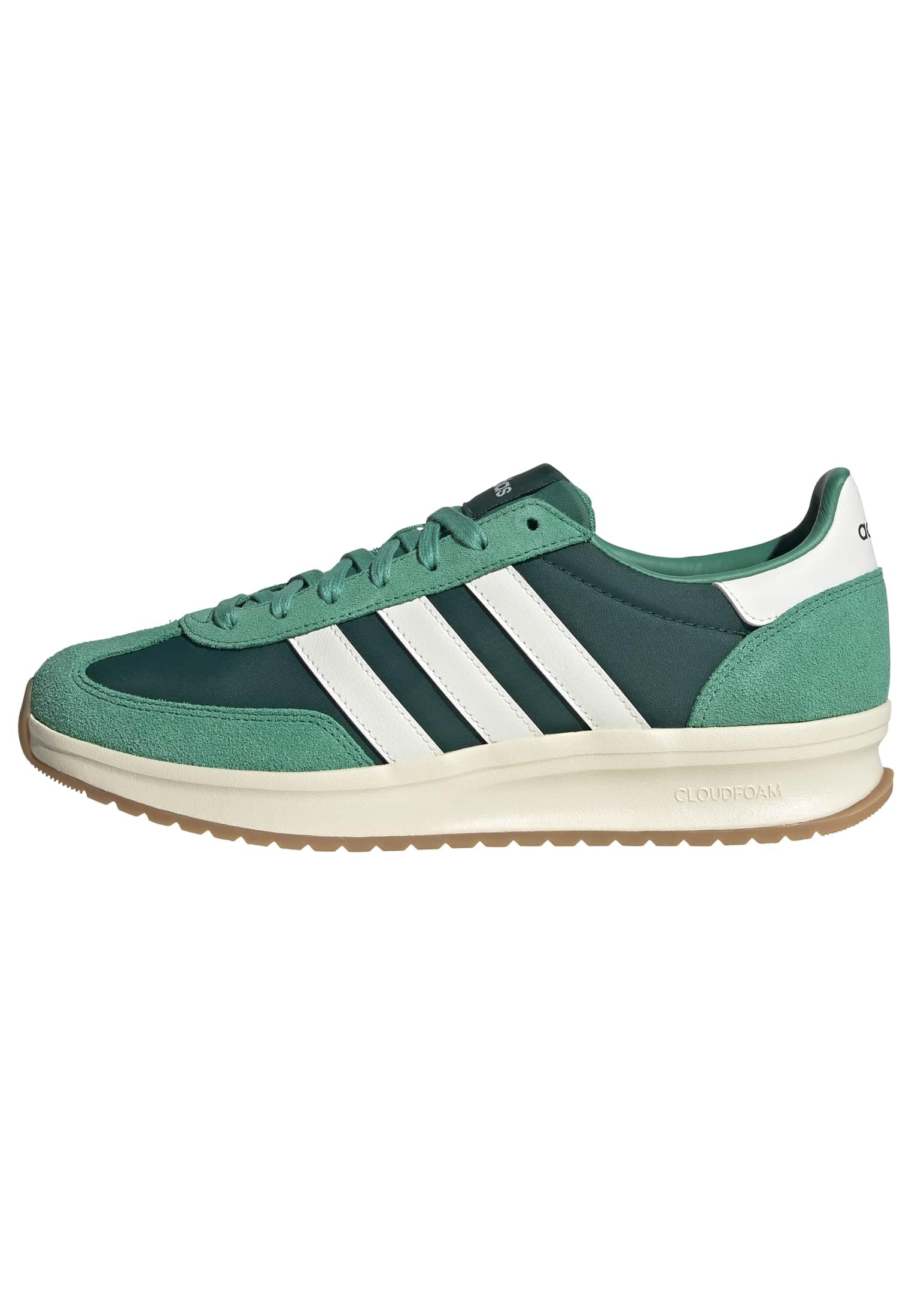 Adidas Uomo Run 70S 2.0 Shoes, Collegiate Green/Core White/Semi Court Green, 44 2/3 Eu-image