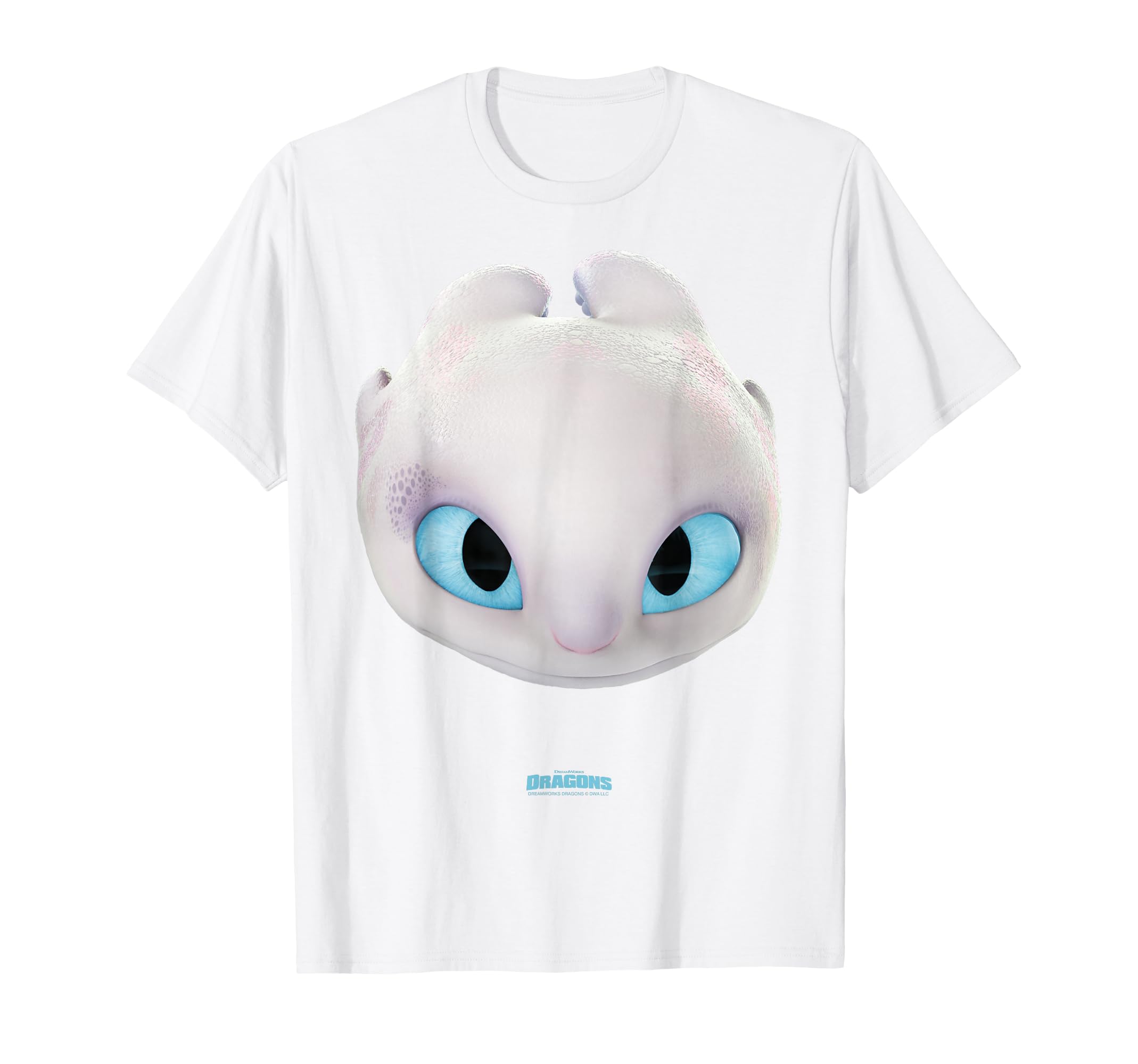 DreamWorks Dragons Light Fury Big Face Costume 3D T-Shirt