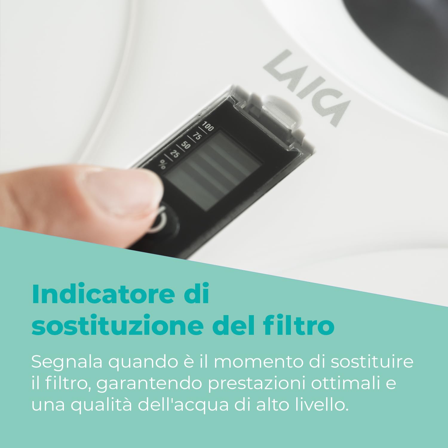 Laica Milan XXL dzbanek filtrujący 3,7 l, biały, 3,7 l