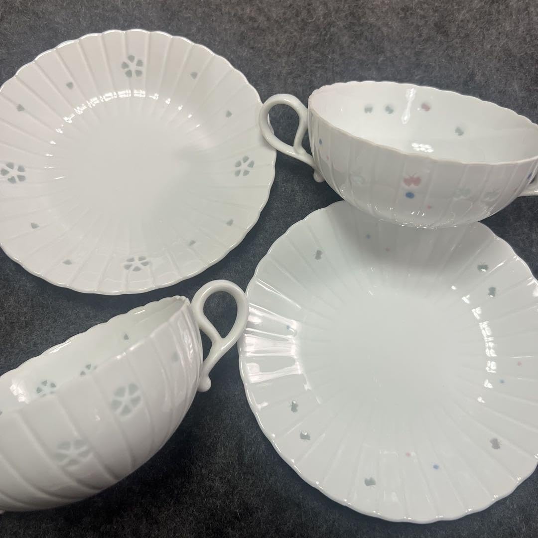 Ceramic, Soup Plate, Tableware, Arita Ware, Kiho Kiln, Openwork, Flower, Pottery, Fluo-Filly