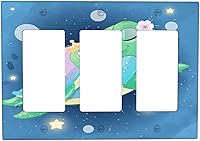Vista 63 de Baby Turtle - Cubierta decorativa de pared para interruptor de luz de palanca de 1 banda, lindas tortugas subacuáticas, placa frontal eléctrica