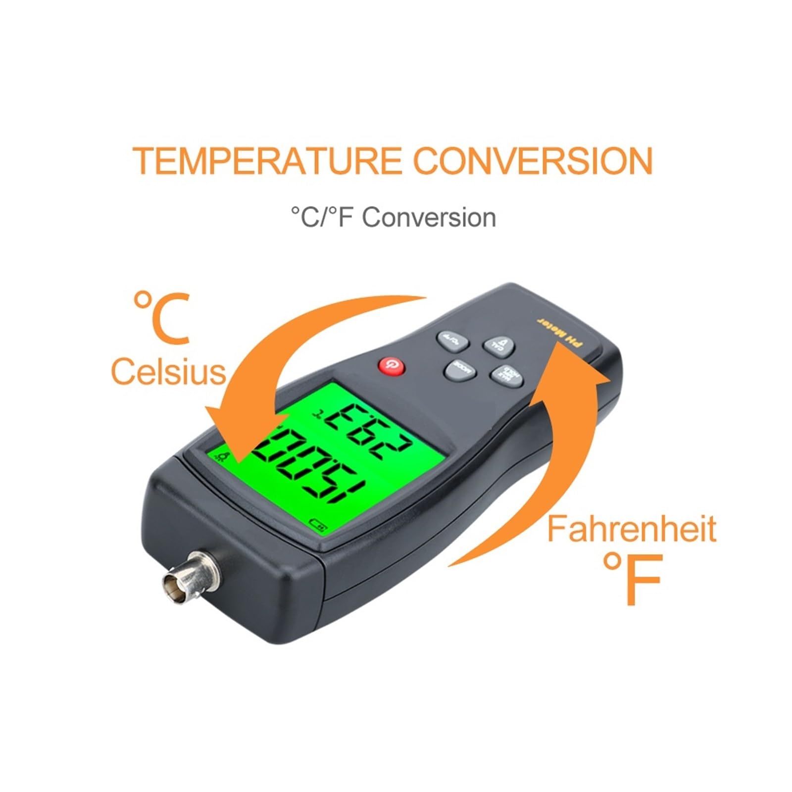 Misuratore PH Digitale Tester Sensore Intelligente Strumento Di Misurazione Del'umidità Acidità Del'acqua Misurazione Accurata