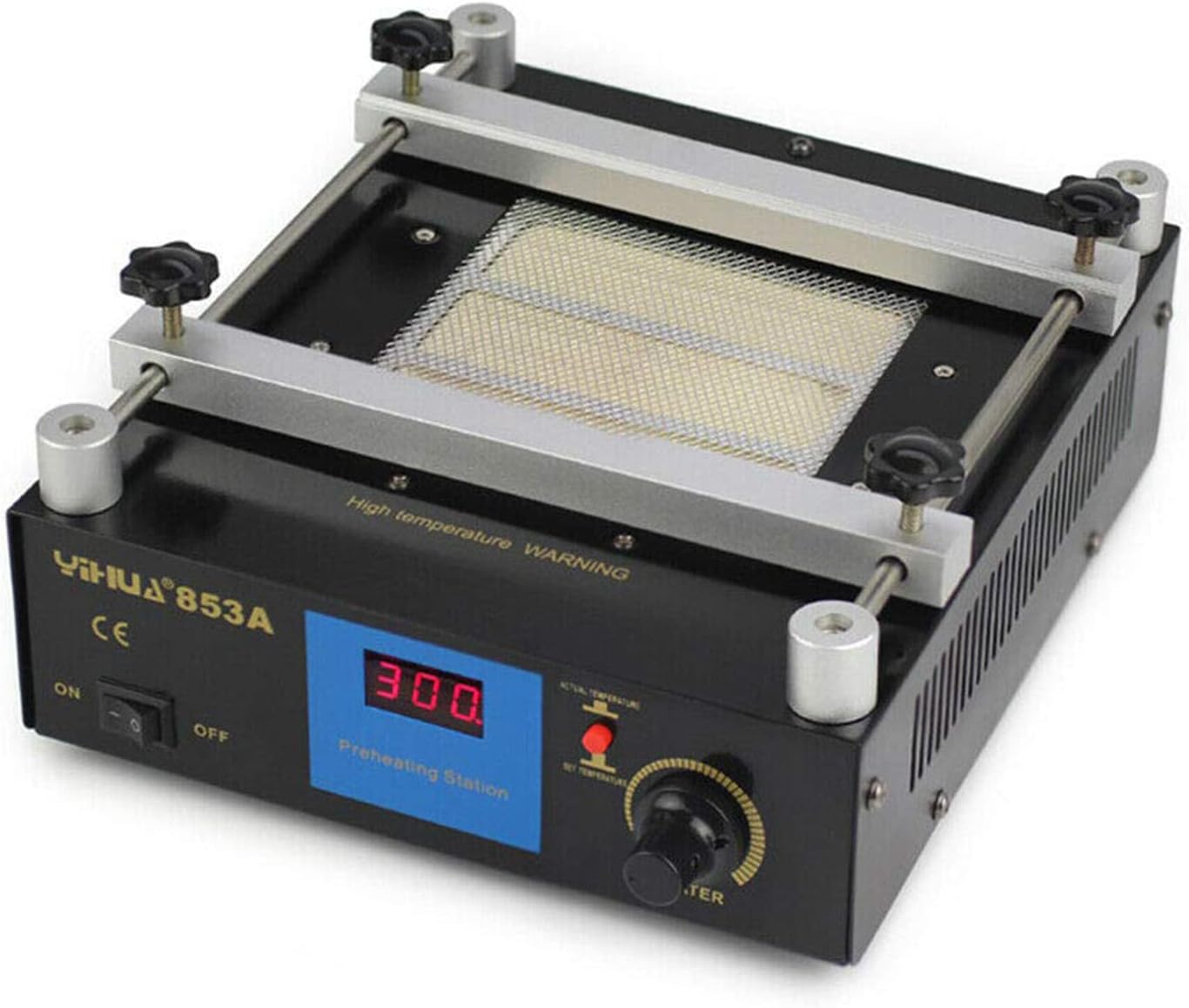 600W 853A Preheating Rework Station 110V SMD PCB Preheater bga Rework Station Hot Plate Preheating Oven Welder